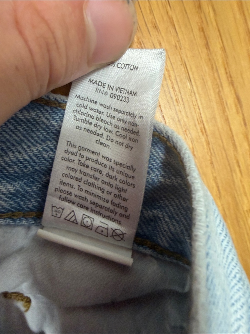 PacSun High Rise Straight Button Fly Jean - Picture 7 of 13